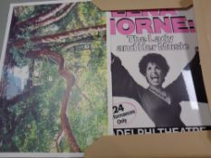 A folio containing posters and press cuttings relating to Leana Horne, Petula Clark,