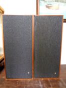 A pair of 20th century Bang and Olufsen HT3000 Type 6220 teak cased speakers