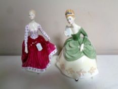 Two Royal Doulton figures,