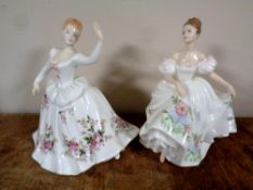 Two Royal Doulton figures,