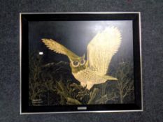 A Richard Reid Mason framed panel,
