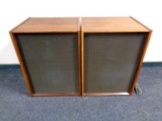 A pair of 20th century Bang and Olufsen Type K HT41 floor standing speakers,