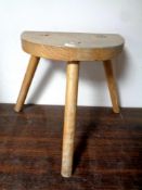 A milking stool