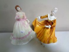 Two Royal Doulton figures,