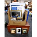 A box containing a large quantity of Jack Vettriano prints