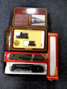 A Hornby Railways OO scales engines with tenders to include EX Caledonian, Flying Scotsman,