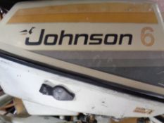 A Johnson seahorse outboard motor