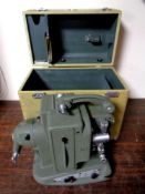 A cased Paillardbolex vintage projector