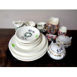 A tray containing 24 pieces of Wedgwood Stratford tea and dinnerware together with two further