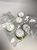 Five pocket watch movements