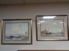 Two William Bell watercolours,