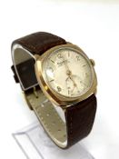 A gent's vintage 9ct gold Rotary Super-Sports wristwatch