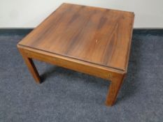 A mid 20th century Danish Silkeborg square coffee table