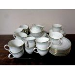 A tray containing a 42 piece Royal Doulton Berkshire bone china tea service