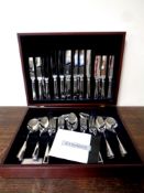 A canteen of George Butler cutlery