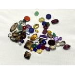 A quantity of gemstones