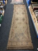 A Suzni kilim runner 257cm by 71cm