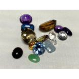 A small quantity of gemstones