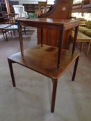 Two 20th century Danish square coffee tables