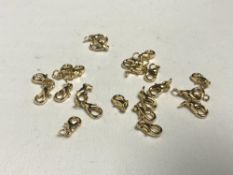 A bag of jeweler's trigger fasteners