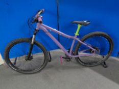 A Voodoo Fatbar front suspension mountain bike