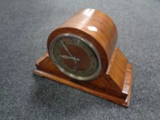 A 20th century mahogany cased Tower Westminster chime mantel clock