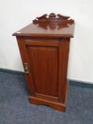 A 19th century mahogany pot cupboard