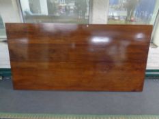 A hardwood dining table in a rosewood finish (as found)