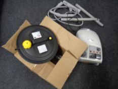 A Karcher 1405 Vaporapid steam cleaner with accessories,