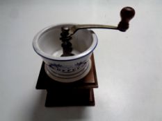 A Whittard of Chelsea coffee grinder