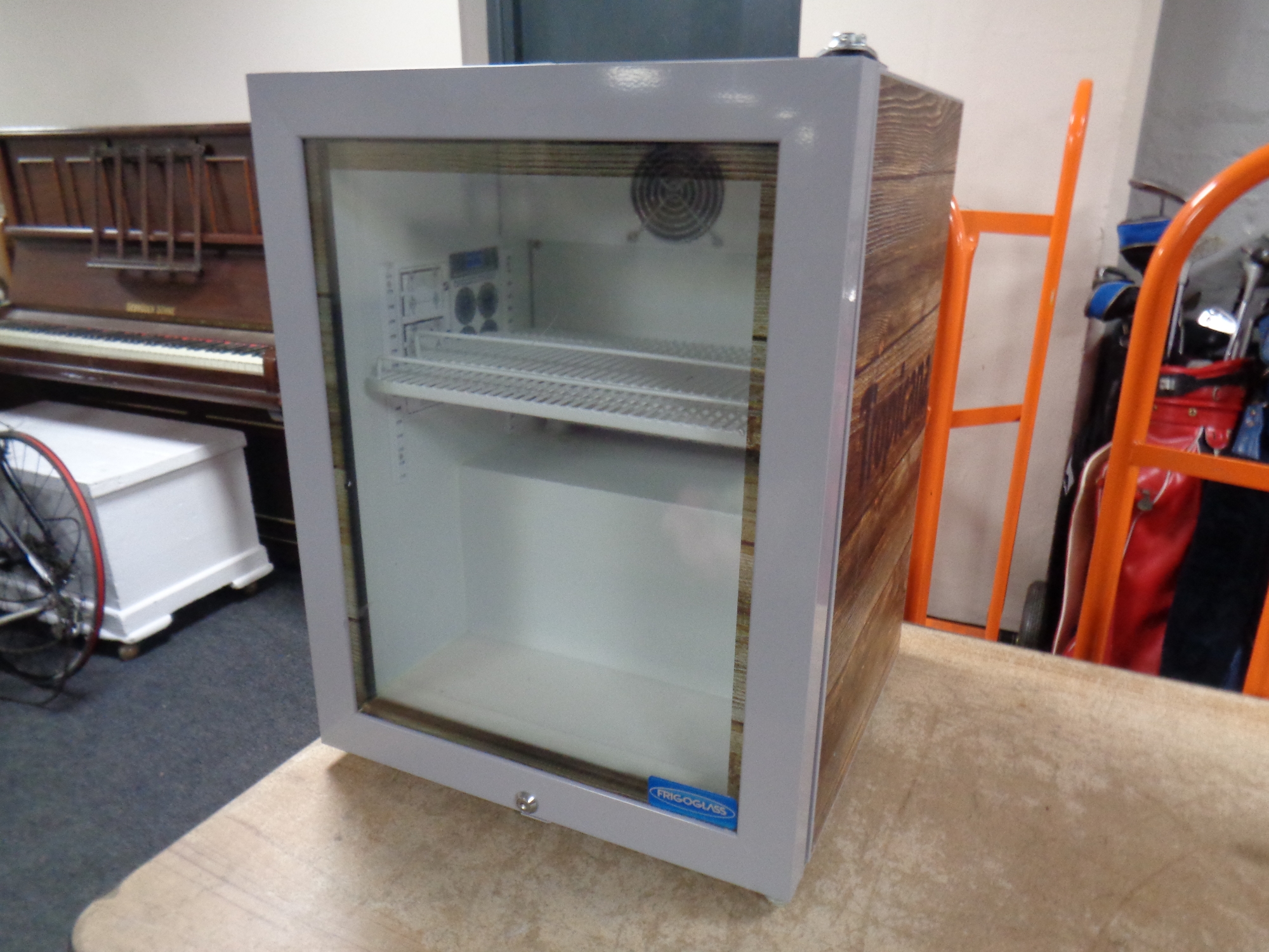 A Frigoglass bench top display fridge