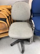 A swivel typist's chair