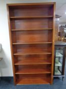 A 19th century mahogany part bookcase