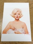 Bert Stern - Marilyn with Feathers, limited edition photographic print, signed and numbered 5/36,