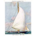 PLAYERS, large, complete (3), Racing Yachts, Old Naval Prints, Old Hunting prints, EX, 75