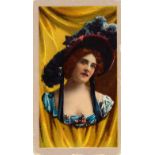 A.T.C., Beauties (curtain background), creased (1), generally G, 10