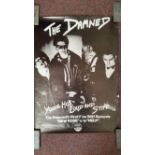 POP MUSIC, promotional posters, The Damned, different images, 17 x 24.5, some creasing, small