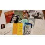 ENTERTAINMENT, selection, signed cards, promotional photos etc., inc. Cathy Shipton, Michael