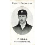 TADDY, County Cricketers, Board & Mills (both Gloucestershire), mixed backs, G to VG, 2