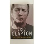 POP MUSIC, signed hardback edition of Eric Clapton - The Autobiography, to title page, dj, EX