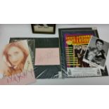 POP MUSIC, signed leaflets, cards and promotional photos, inc. Louise, Mike Pender, Dave Berry,