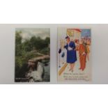 POSTCARDS, topographical selection, inc. churches, coastal, monuments, views, rivers,
