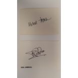 ENTERTAINMENT, signed white cards (6 x 4), inc. Peter Bull, Patricia Upton, Sophie Bould, Ian Royce,