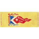 A.T.C., Yacht Club Pennants, long (115 x 46mm), St leger Little Cigars labels to backs (3), G to VG,