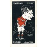 BARRATT, Football Stars, York (Aston Villa), Sweets are Pure back, VG