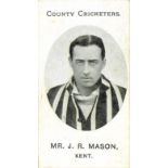 TADDY, County Cricketers, Mason & Seymour (both Kent), mixed backs, VG, 2