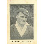 CRICKET, anon., Cricketers, Kilmer (Yorkshire), 40 x 58mm, p/b, similar to Bunsen, very slight