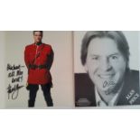 ENTERTAINMENT, signed promotional photos, inc. Paul Gross, Frank Skinner, Jo Stafford, Alan Price,