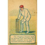 CRICKET, Cricket Rules, Popping Crease, anon. (possibly Troman), ref ZJC-090, G