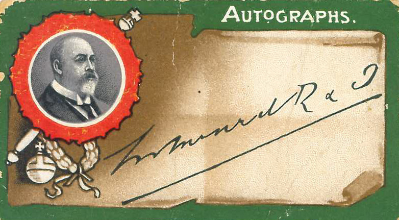 TADDY, Autographs, complete, some scuffing to green edges, FR to G, 25